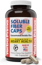 Yerba Prima ► Fiber Formula Capsules, 180 Count - Premium Diyeter Fiber Supplement, Doğal, Yoğun ► Fiber, Gluten Free, Non-GMO, ABD'de Made in USA