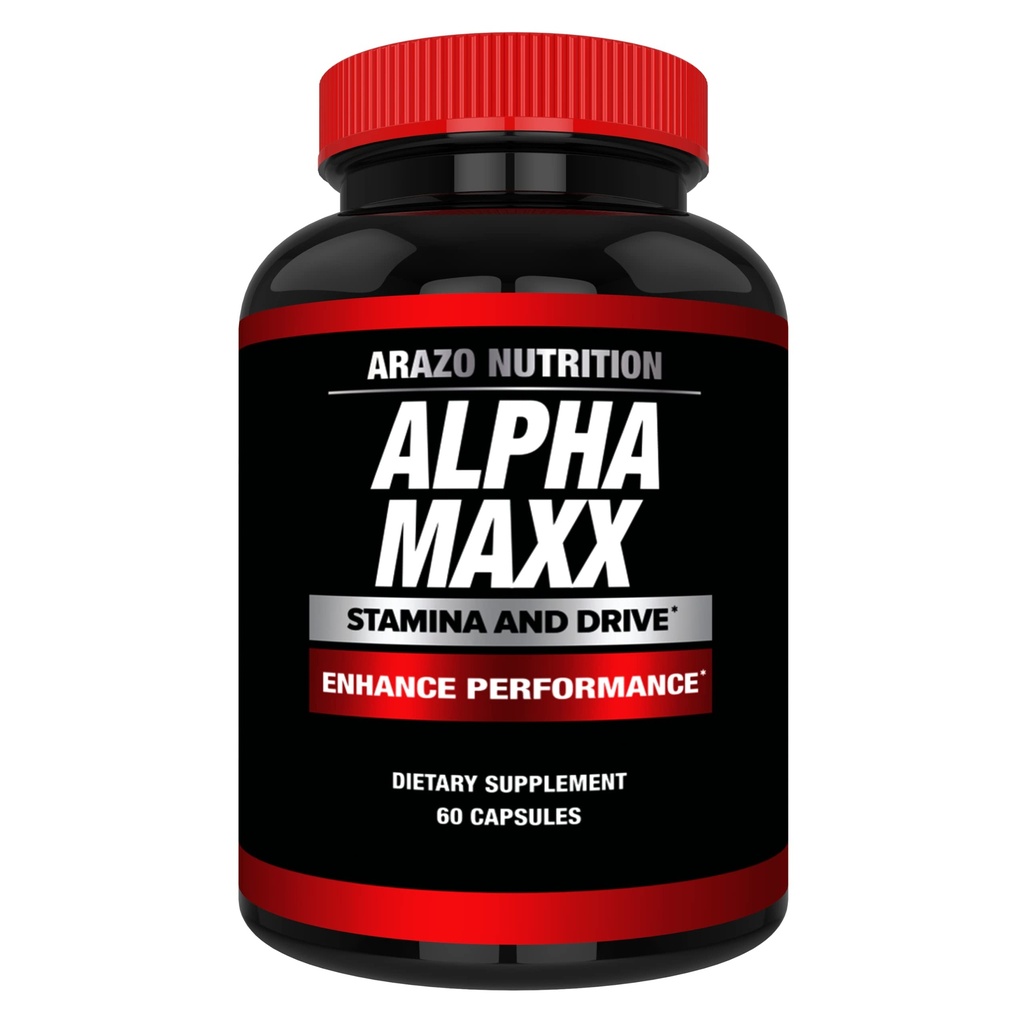 Arazo Διατροφή Alphamaxx συμπλήρωμα υγείας - Ginseng, Muira Puama, Tribulus - 60 χάπια βότανα