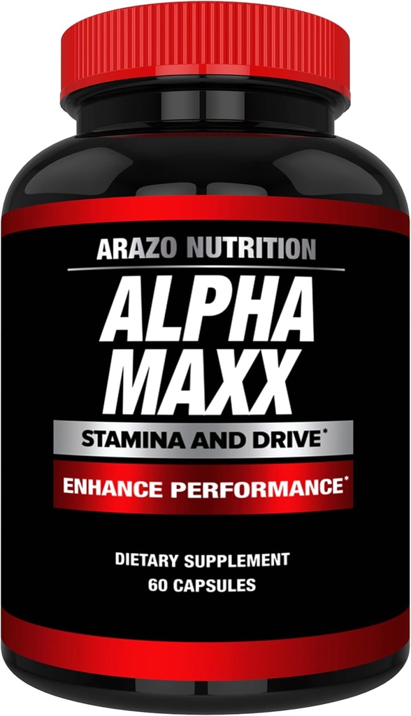 Arazo Διατροφή Alphamaxx συμπλήρωμα υγείας - Ginseng, Muira Puama, Tribulus - 60 χάπια βότανα