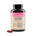 NatureWise Hair Skin and Nails Vitamin, Biotin 5000mcg w/Hyaluronic Acid, C, B Kompleksi, D3, A, E, Iron - Non-GMO, Gluten Free - 150 Softgels[50-Day Supply]