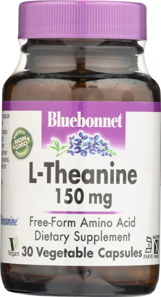 Bluebonnet Beslenme L-Theanine 200 Mg, 30 Ct