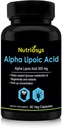 ALA Supplement – Alfa Lipoic Acid 300 mg | 90 Veg Capsules | Organik Antioksit Desteği | Alfa-Lipoic Asit | Asito Alfa Lipoico | Alfa Lipoic Asit | ALA Capsules | Lipoic Acid | ALA Capsules |