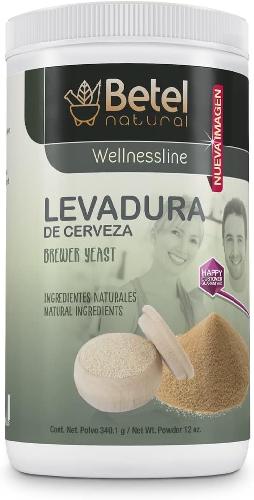 Levadura de Cerveza Polvo | Brewers Yeast Toz Betel Natural | B Vitaminleri ve Daha Fazla | Debittered - 12 Ounce