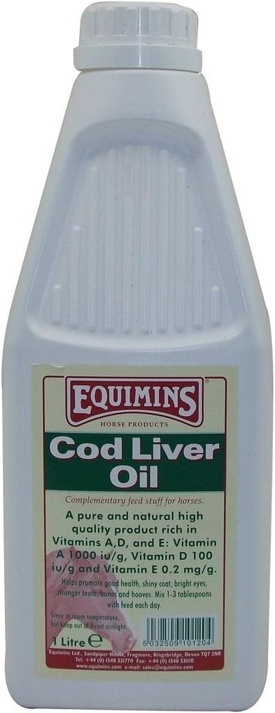 Άλογο συμπλήρωμα Cod Liver Oil 1 Λίτρα
