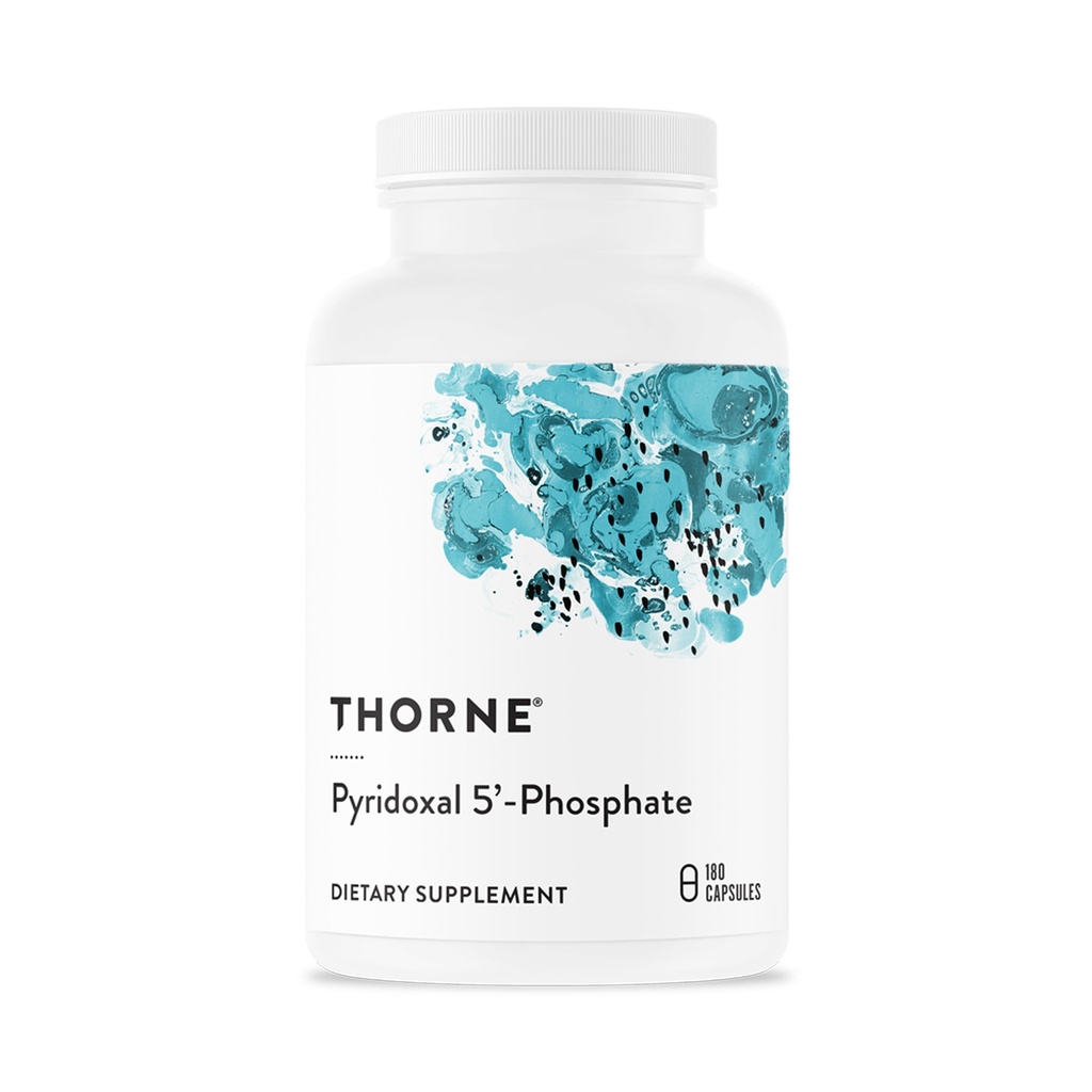 THORNE - Pyridoxal 5'-Phosphate - Bioaktif Vitamin B6 (Pyridoksie) Enerji Üretimi ve Nörotransmitter Synthesis için Tamam* - 180 Capsules