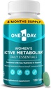 Bir Günlük Kadının Aktif Metabolism Daily Essential, Kadınlar için Multivitamin, Metabolism Desteği, 8 B-Vitamins, Vitamin D, Magnezyum & More,120