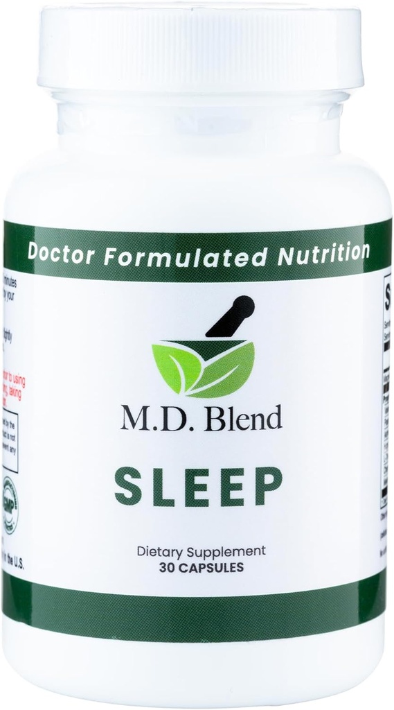 Uyku - L-Theanine ile Doğal Tamam, Ashwagandha, Magnezyum, Valerian Root, Melatonin - Derin Uyku ve Rejuvenating Rest için Formula - 90 Capsules