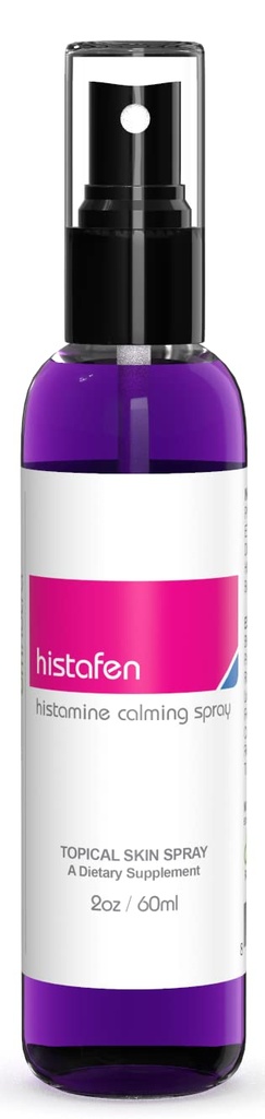 Histafen Antihistamin Extra Strength Itch Relief Spray - Low Diamine Oxidase Dao Enzyme Mast Hücresi Aktivating Sendromu Eczema Hives