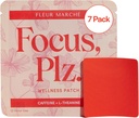 Fleur Marche Focus, Plz. Botanical Patch - Brain Boosting Focus Patch with Caffeine, Lion's Mane and Other Powerful Nootropics - Highly Bioavailable Wellness - 7 Patches
