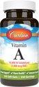 Carlson - A Solubilized, 10000 IU (3000 mcg RAE), Su umuda, Vizyon Sağlığı, 250 Softgels