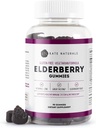 Kate Naturals Elderberry Gummies με βιταμίνη C και ψευδάργυρο για ενήλικες & παιδιά. Νόστιμο Sambucus Elderberry Gummies για την υποστήριξη του ανοσοποιητικού (90 Gummies, 45 ημέρες προσφοράς)