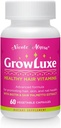 Nicole & Alyssa Growluxe Saç Cilt ve Men & Women için Nail Vitamini - 60 Vejetaryen Capsules - Gluten Free - Non-GMO - ABD'de Made in the USA - Supports Strong Nails, Hair & Skin (Pack of 1)