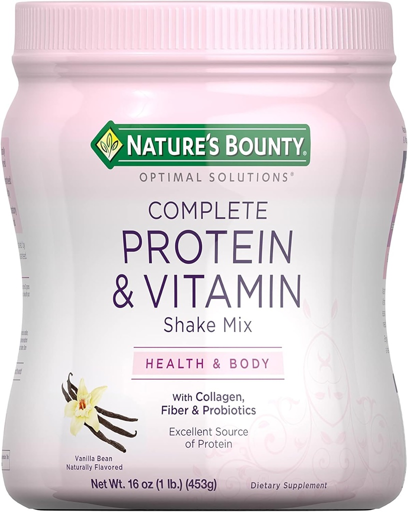 Nature's Bounty Optimal Solutions Protein Toz C vitamini ile