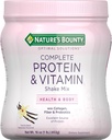 Nature's Bounty Optimal Solutions Protein Toz C vitamini ile