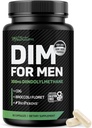 DIM Supplement for Men 300 mg | Estrogen Blocker & Aromatase Inhibitor | Ekstra Güçlü Erkeklerin Hormon Dengesi ve Diindolylmethane Plus CDG & Broccoli Floret | Gluten-Free | 60 Ctt