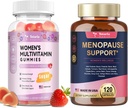 Totaria Sugar Free Πολυβιταμίνη Gummies για γυναίκες & 40-in- 1 Συμπληρώματα εμμηνόπαυσης για γυναίκες