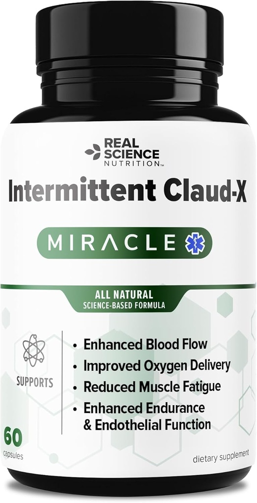 Teklifler Intermittent Claud-X Miracle - Bir Beslenme Tamamı, Kas amping ve rahatsızlık verici gibi Intermittent Claudikasyonları için Yardım Vermeyi Sağladı