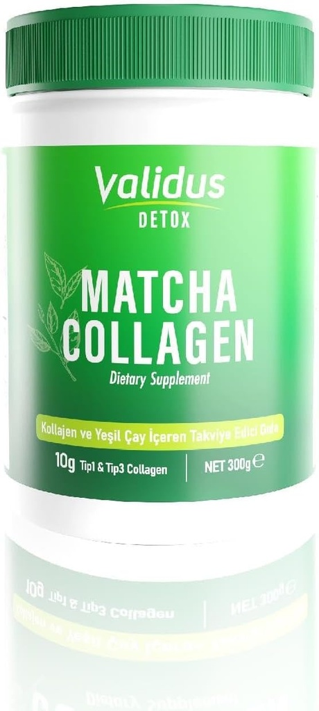 VALIDUS Collagen Peptides + Matcha Toz 300 g