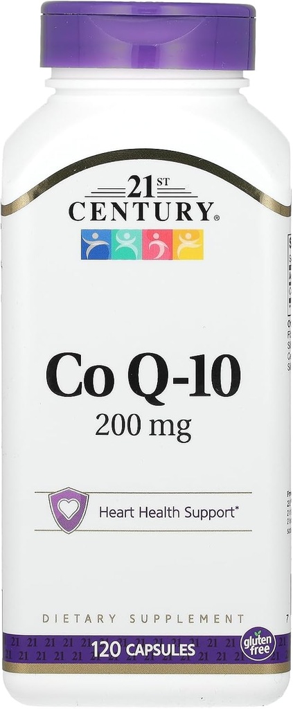 21. Yüzyıl Co Q10 200 mg Capsules, 120 Kont (27435)