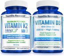 Vitamin D3 4000 IU & Vitamin K2 MK7 100 mcg Supplements