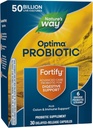 Nature's Way Fortify Optima Probiyotik for Men and Women, 50 milyar Live Cultures, 6 Strains, Supports Digestive and Immune Health*, 30 Capsules (Pazarlama May Vary)