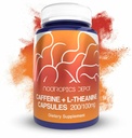 Nootropics Depot Caffeine ve L-Theanine Capsules | 60 Kont | Caffeine ve 100 mg of L-Theanine | Natural Supplement | Energy Alert | mental Focus + Alertness | Kahve Alternatif