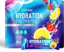 Elektrolytes Toz Hydration Packets – Recovery Drink Mix with sodyum, Pyum, Magnezyum, Kalsiyum, C & çinko – Sugar Free, Keto, GMO & Vegan – Strawberry Lemonade – 32 Sticks