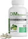 Bronson DIM Balance+dis D-Glucarate, Broccoli Sprouts and Vitamin D3 200 MG of DIM per Capsule Supports Estrogen Metabolism and Balanced Hormon Seviyeleri Non-GMO, 60 Vegetarian Capsules