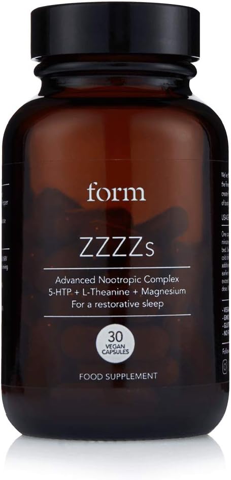 Form ZZZZs - Natural Nootropic for Sleep | 5-HTP | Magnezyum | Calming Amino Asits | Doğal Rejeneratif Uyku Için |
