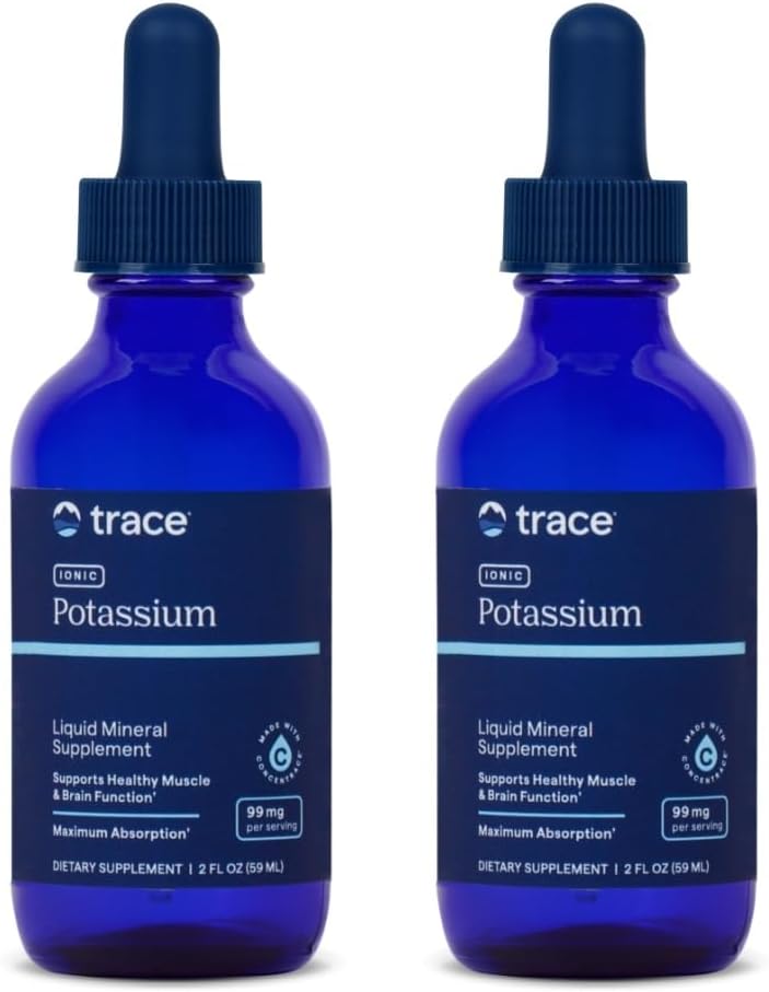 Trace Minerals Ionic P Properties - P properties & Magnezyum ile Tamam - Akış Kolay Mineral Aborpsiyona Sıvı Supplement - Sağlıklı Beyin & Kas Fonksiyonlu Tamam - 2 fl oz (2 Pack) (66 Hizmet)