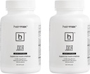 Saç, Cilt ve Çiçekler Diyetsel Tamam için saç dökülmesi ve Saç Regrowth Tedavisi Kadınlar ve Erkekler için Contains 2500mcg Biotin, Snapchat Blocker, MSM & Antioksis, 2 Şişes Paket
