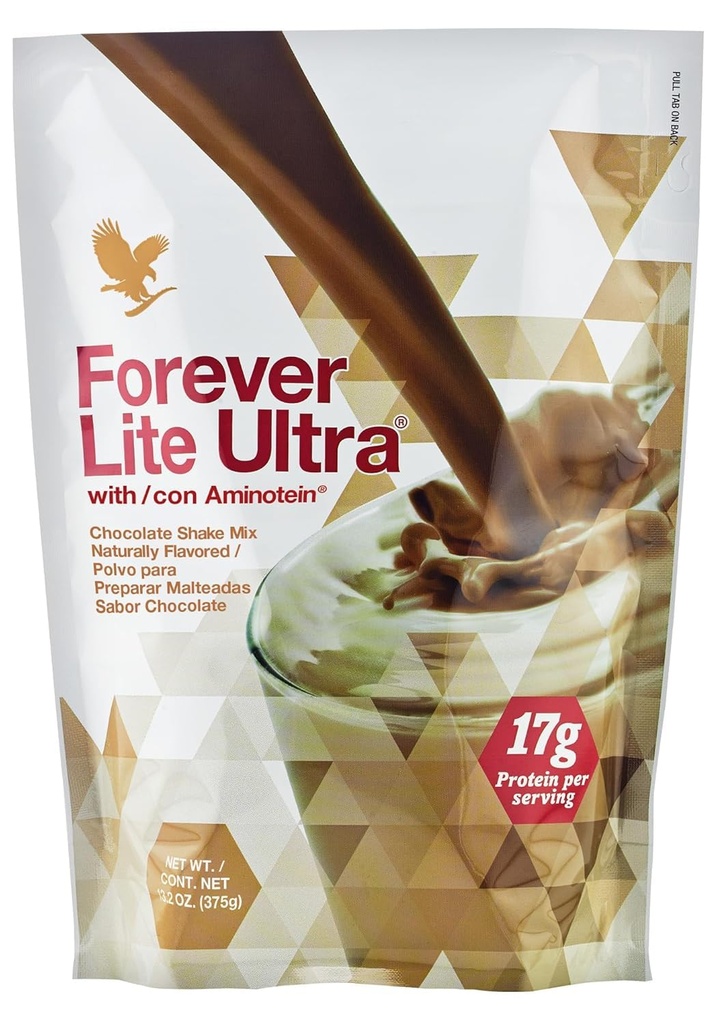 Sonsuz Yaşam - Lite Ultra Chocolate protein Shake Mix withEnergytein, Low Carb Drink for Lean Muscle Mass, 13.2 oz