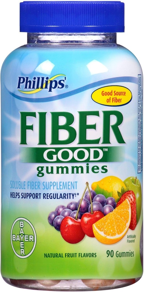 Phillips Fiber Gummies, 90 Kont