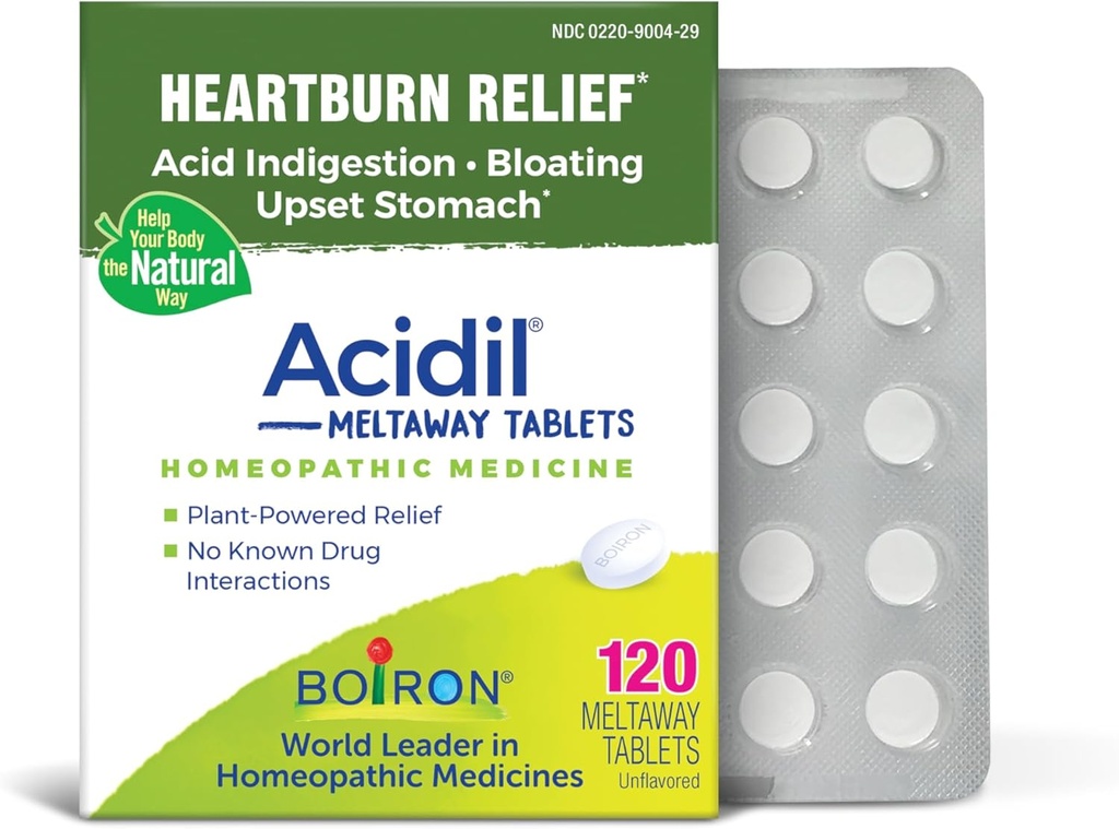 Asit Reflux, Heartburn, Indigestion ve Upset Stomach - 120 Kont