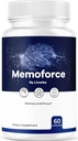 Memoforce Brain Supplement - Resmi Memoforce Premium Formula Pills, Gelişmiş Destek Memo Force Brain Supplement for Wellness & Genel Sağlık, Memoforce Yorumları, 1 Ay Için 60 Capsules