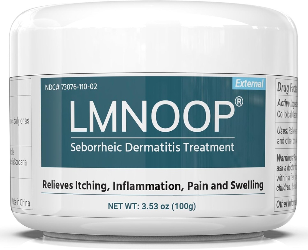 Seborrheic Dermatitis Cream, Ekstra Güçlü Scalp Psoriasis, Folliculitis, Eczema, Kuru Scalp, Dandruff, Anti-Itch ve Soothing Skin 3.53 OZ