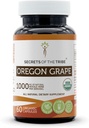 Tribe Oregon Grape USDA Organik Kapsüller | sertifikalı Organik Vejetaryen Capsules, Herbal Diyetsel Supplement | Mahonia aquifolium pet Root (60 Kont)