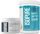 Isopure Bovine Colostrum Supplement Toz, Gally Processed, 90 Servisler + Isopure Collagen Peptides Toz,14 Hizmetler, Unflavored, C ile Biotin