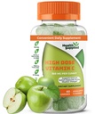 Sour Apple Flavored Vitamin C Gummies Mega Dose - 1050 mg C - Boosts Immune System and Supports Heart Health - Great Tasting and Easy to Swallow