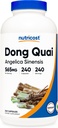 Nutricost Dong Quai 565mg, 240 Κάψουλες (Angelica Sinensis) - Χορτοφαγικά Καπέλα, Μη ΓΤΟ, Χωρίς Γλουτένη