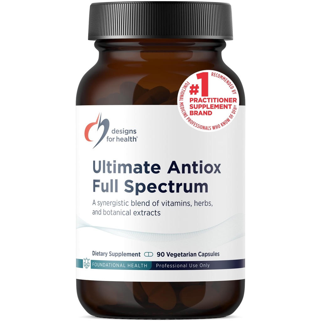 Sağlık Ultimate Antiox Full Spectrum için tasarımlar - Resveratrol ile Antioksio, Lutein, Curcumin C3, Quercetin + More (90 Capsules)
