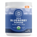 Vimergy Wild Blueberry Toz - Beyin Sağlığını Koruma* - Kardiovasküler Fonksiyonl* - Organik, Vegan & Gluten-Free - Düzenli Boyut 250g