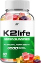 K2Life Hemp Gummies - με το εκχύλισμα κάνναβης K2 Life Hemp Gummies εμβοές βοτανική συμπλήρωμα, υποστήριξη υγείας και ευεξίας, όλα τα φυσικά K2Life Hemp Gummy Advanced Formula (1 Pack - 60 Gummies)