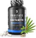 Super Palmetto ile Erkekler için Prostate Health Supplements for Men with Saw Palmetto for Men & Riley Seed Oil Capsules - Sting Nettle Root / 60 Capsules - 30-Day Supply