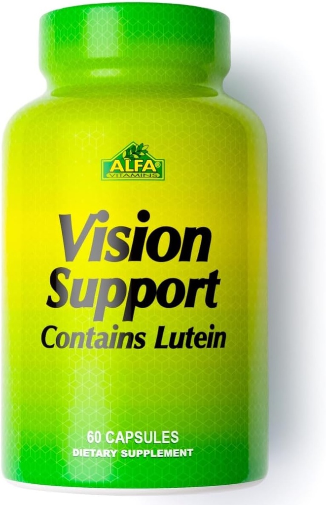 ALFA VITAMINS Vision Support 60 Capsules - Sağlıklı Gözler için Beslenme Desteği