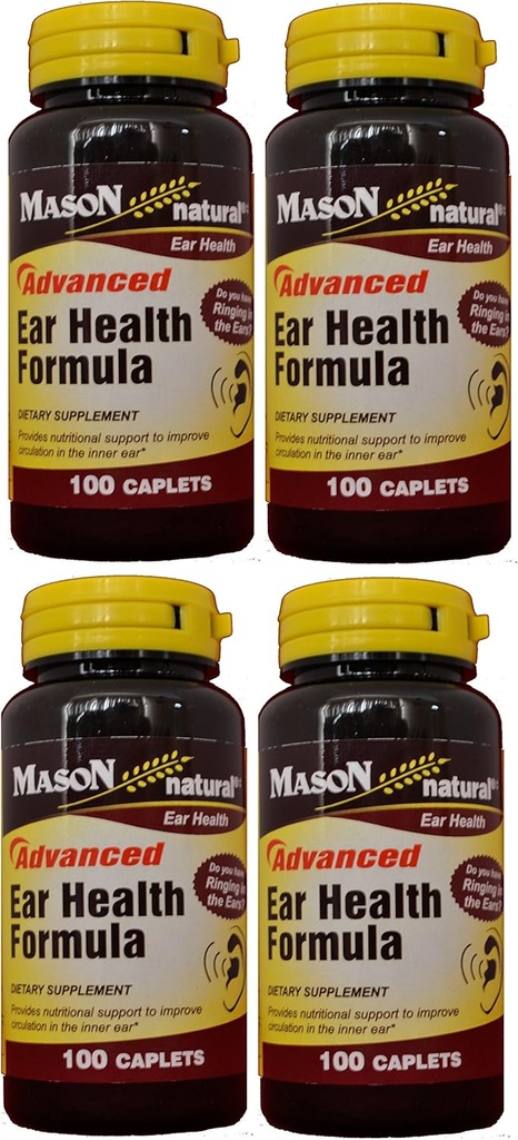 Mason Natural Advance Ear Health Formula Bioflavonoids 4 Total 400 Caplets