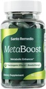 Santo Remedio MetaBoost, Συμπλήρωμα διατροφής, Μεταβολικός Ενισχυτής, Παρέχει ένα θερμογόνο αποτέλεσμα, Αυξάνει θερμιδική καύση, Πράσινο Τσάι (Θερμογόνο), Χρώμιο και ασβέστιο, 60 δισκία, χορτοφάγους