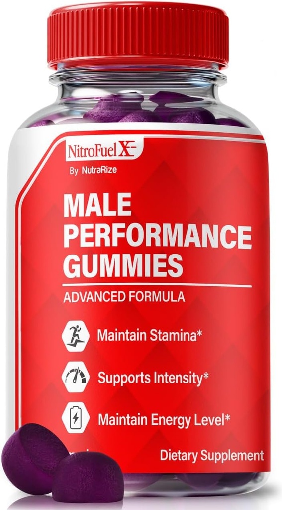 Nitro Yakıt X Gummies - Erkekler için Resmi Nitro X Ultimate, Performans ve Genel Sağlık için Nitro X ME, All Natural NitroFuel X ME Gummy, NitroFuel X Ultimate Gomitas Yorumlar (60 Gummies)