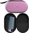 AGOZ Asthma Inhaler Vakası Kaplamalı Koruyucu Tıbbi Pouch Cover with Bile (Purple)