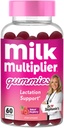 Dr. Stephanie's Milk Multiplier Lactation Support Gummies - Fenugreek Ücretsiz Süt Verme Supplement for Milk Supply Art Art Arttle, Fennel Tohum, Alfafa - Postpartum & Hemşirelik Essentials